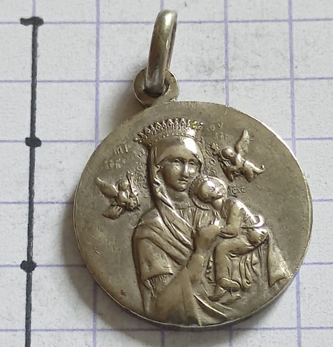 Pendentif médaille coeur - médaille, de