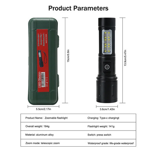 Lampe poche led rechargeable - lampe,