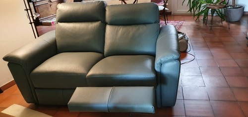 Canape cuir grainé - 1.8,