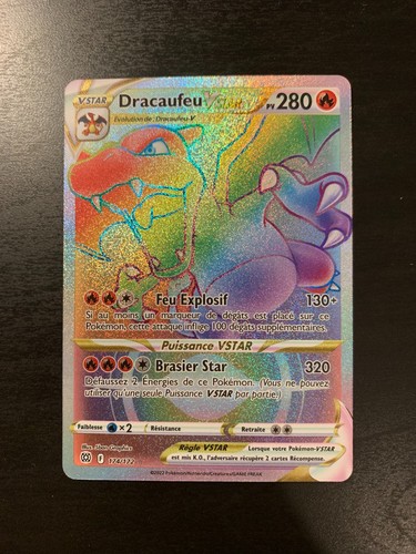 Carte pokémon dracaufeu vstar - dracaufeu,