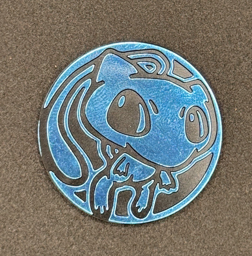 Jeton pokemon mew bleu - pokemon,