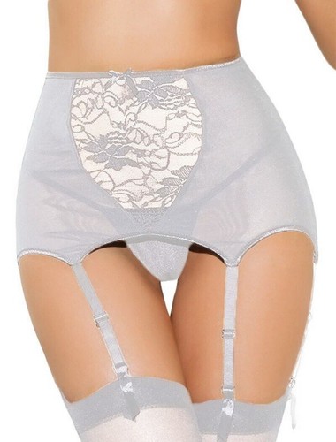 Porte jarretelles blanc - blanc, 6