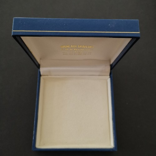 Boite vide pour medaille - vide, 60mm