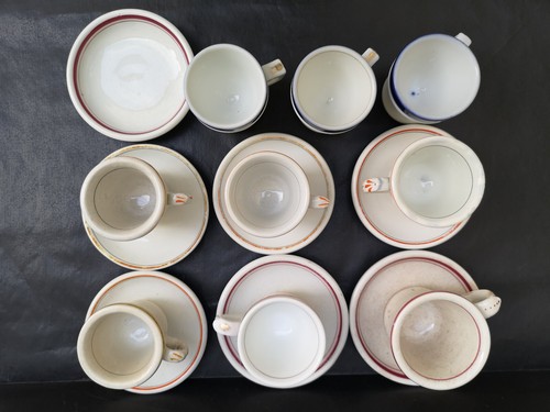 Lot tasses sous - lot, +
