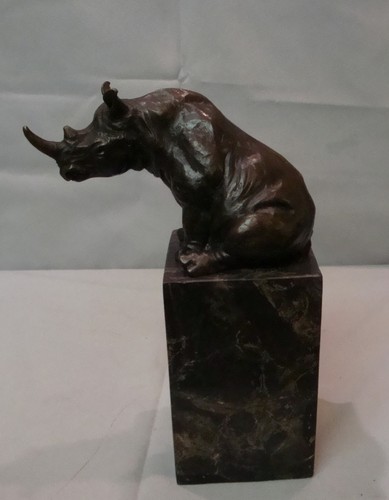 Statue sculpture rhinoceros - statue,
