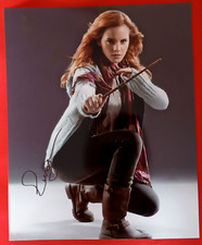 Autographe ORIGINAL sur photo 25x20 Actrice Emma WATSON (Harry Potter) + COA