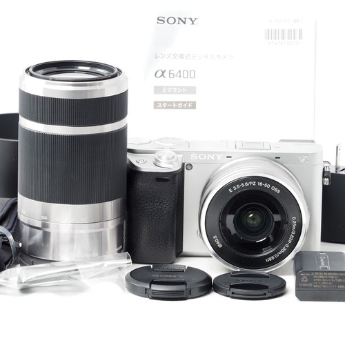 Sony a6400 ilce - ilce-6400y, argent