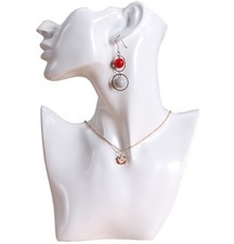 Buste Blanc Stand de Bijoux