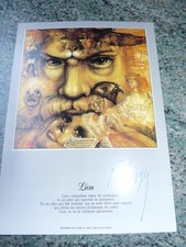Carte photo d'Art signe du