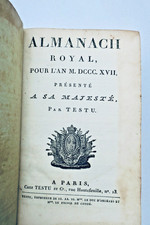 Almanach Royal pour l'An 1817
