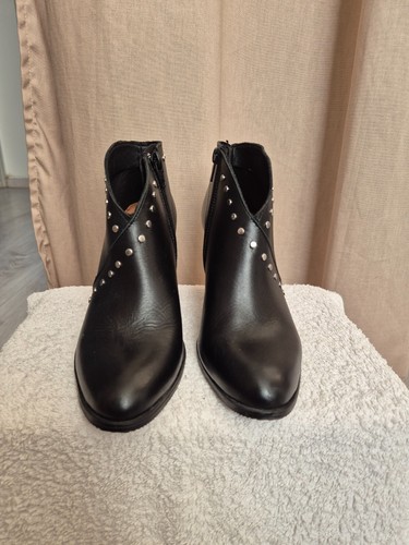 Vends bottines noires - noires, texto