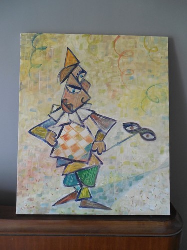 Tableau cubiste hst pierre - tableau, de