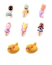 Lot de 8 breloques en forme de