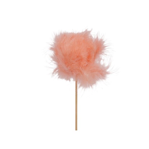 Pique boule plume 8cm - boule,