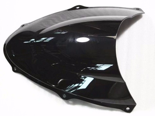 Pare brise moto noir - noir, pour