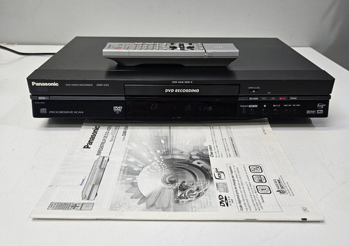 Panasonic dvd recorder dmr - panasonic, dmr-e50
