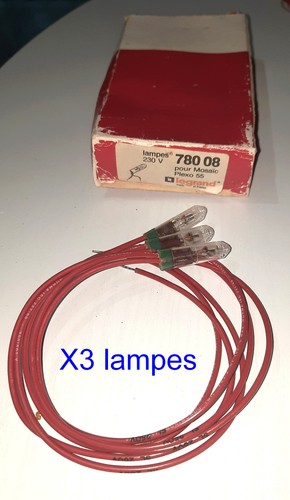Pièces lampe voyant - x3,
