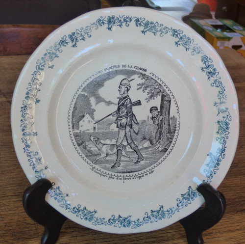Ancienne assiette dessert - a,