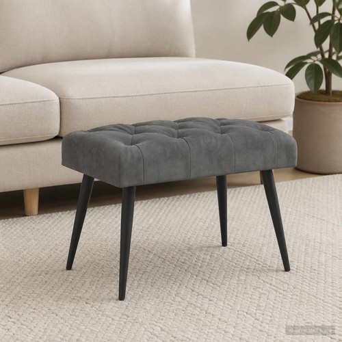 Banc avec capitonnage bouton