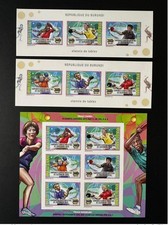 Burundi 2014 / 2015 Mi. 3489 - 3494 Bl. 510 - 511 ND Tennis Table Ping Pong