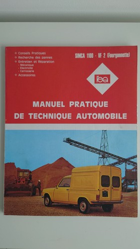 Manuel technique simca 1100 - simca,