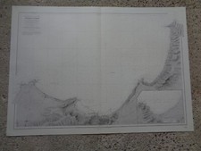 CARTE MARINE / Algérie Abords d' Oran SHOM 1958