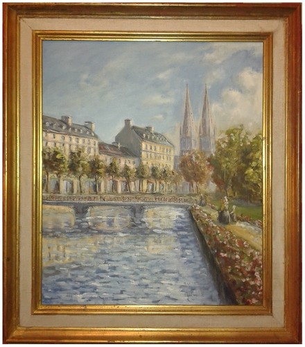 Tableau huile sur - huile,