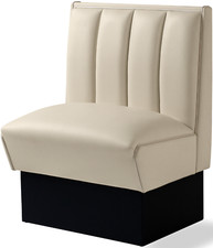 HW-70-W 2 Pièces Banc Diner Bancs Diner Meubles Années 50 Style USA Gastronomie