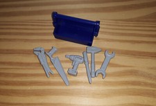 Playmobil CAISSE A OUTILS ville plombier course automobile