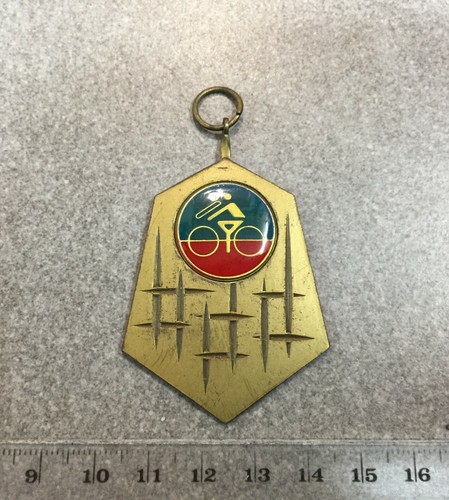 Old bicycle medal - bicycle, belgian