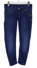 G-STAR Lynn Skinny Jeans Femme W27/~L26 Bleu Stretch Zip Fly