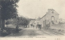 91 - CPA Saint-Cyr-la-Rivière (Essonne) Entrée du château / Superbe