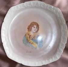 Assiette porcelaine XIXème à l'effigie du Roi de ROME fils de Napoléon Bonaparte