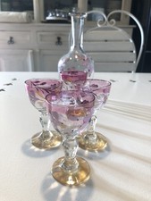 ANCIEN CARAFON AVEC 4 VERRES