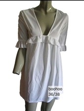"BOOHOO" IDEAL SORTIE DE PLAGE  ROBE TUNIQUE FLUIDE T36/38