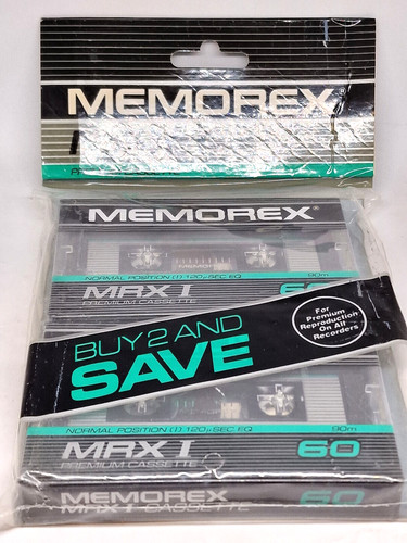 Memorex mrx 2pack - mrx, 60