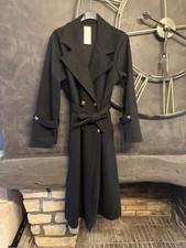 manteau femme trench noir a