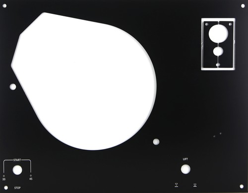 Plateau noir pour thorens - pour,