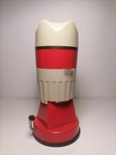 Presse agrumes vintage année 70, rouge et gris, made in France