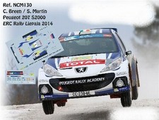 DECALS 1/43 PEUGEOT 207 S2000