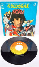 DISQUE VINTAGE 45 TOURS goldorak noam culte 1er version CHANSON VINYLE