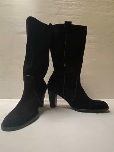 Neuves bottes noires daim - neuves, 40