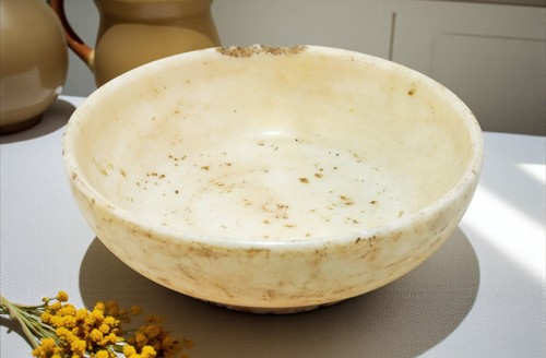Bol cuisine rond marbre - de,