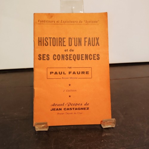 Histoire faux de - faux, et