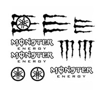 10x  stickers Monster, rossi