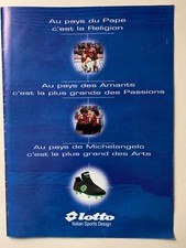 PUBLICITE 1996 - LOTTO ITALIAN SPORTS DESIGN - MILAN AC