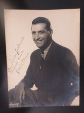 Autographe  Charles Pelissier sur photo Harcourt Cycl7