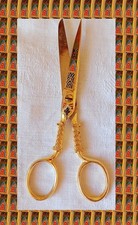 Ancien authentique Ciseau de couture/broderie marque Toledo année 50/60 acier fi