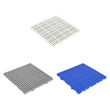 Plancher grillagé respirant