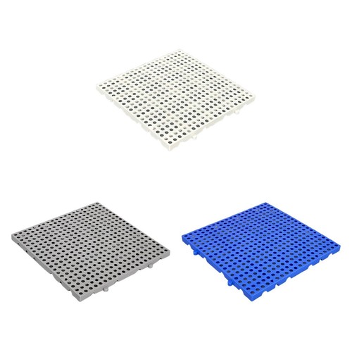 Plancher grillagé respirant
